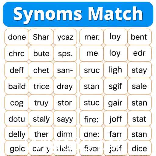 Exploring 'Synonyms Match': A Wordplay Adventure